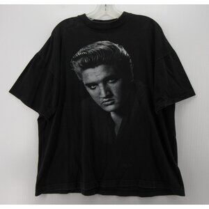 VINTAGE Elvis Presley Shirt Large 90s Rock Music Graphic Cronies USA *